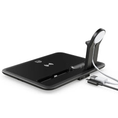 15W Fast Wireless Charger Stand For iPhone 11 12 XR X 8 Apple Watch 4 in 1 Foldable Charging Dock Station for Airpods Pro iWatch