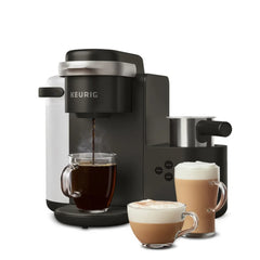 Cafe Single Serve Cup Coffee Maker, Latte Maker and Cappuccino Maker, Dark Charcoal