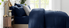 CozyLux Dark Grey California King Size Comforter Set 7 Pieces Cal King Bed in a Bag Dark Gray Bedding Sets Cali King with All Se