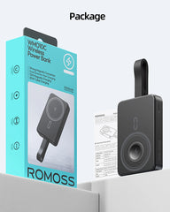 ROMOSS Magnetic Power Bank 10000mAh 30W PD Fast Charging 3-in-1 Wireless Powerbank with Apple Watch Charger for Magsafe iPhone