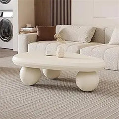 Cloud Coffee Table Modern Cute Coffee Tables Irregular Simple Tea/Center Table for Small Space End Table for Living Room, Home O