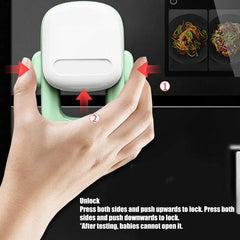 Oven Baby Proofing 4 Pack Baby Proof Oven Stove Locks Heat-Resistant Dishwasher Locks Child Safety Oven Baby Proof Refrigerator