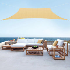 Outdoor Square Sun Shade Sail  Courtyards Lawns Gardens Swimming Pools Barbecue Areas Ponds Backyards Parks Camping & Hiking