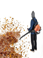 CNCEST 42.7CC Two-Stroke Leaf Blower 7000R/Min W/ Stainless Steel Buckles For Snow Removal & Sweeping Fallen Leaves