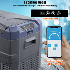 SucceBuy Car Refrigerator  12 Volt Car Refrigerator Fridge  37 L -4℉-68℉ 12/24V DC and 100-240V AC for Outdoor Camping and RV