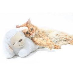 Pet Toy Dogs Plush Toy Comfortable Behavioral Training Aid Toy Heart Beat  Heating Soothing Plush Doll Sleep For Smart Cats Play