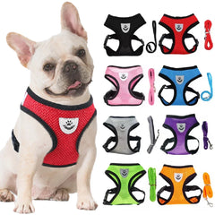 Cat Dog Harness With Lead Leash Kitten Puppy Outdoor Walking Collar Harness Adjustable Vest For Small Medium Pet Accessories Dog