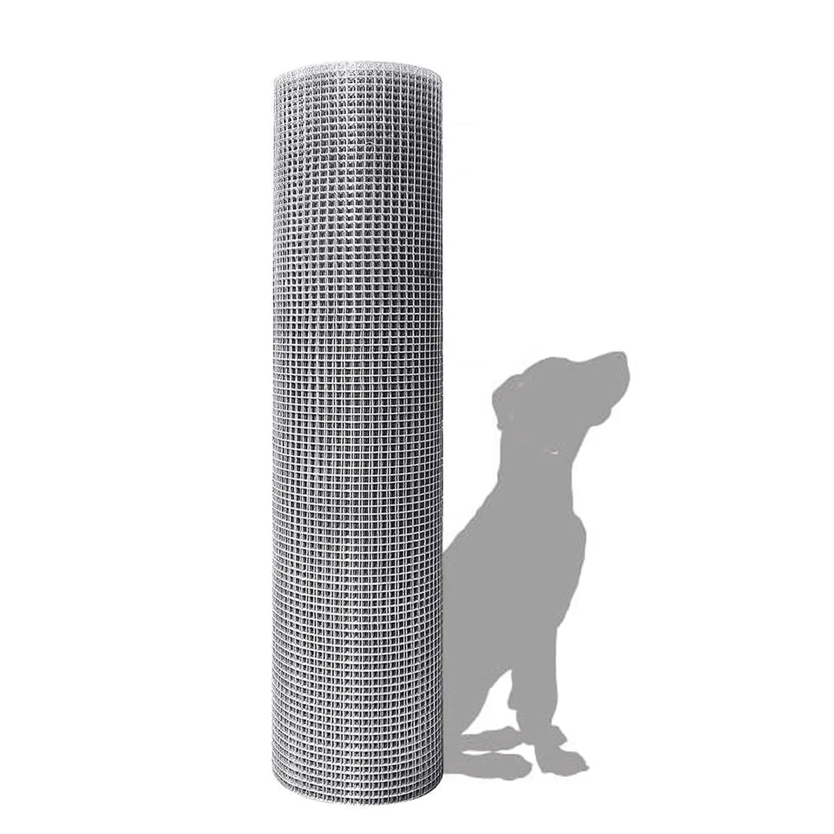 Hot-Dipped Galvanized Welded Wire Mesh 1x25m Roll,Steel Fencing for Construction,Animal Enclosures,Poultry Netting,Garden Securi