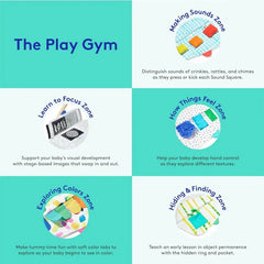 LOVEVERY | The Play Gym | Award Winning For Baby , Stage-Based Developmental Activity Gym & Play Mat for Baby to Toddler