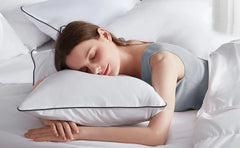 Cooling Bed Pillows, Luxury 3D Microfiber, Breathable Cover for Side, Back & Stomach Sleepers, Reduces Neck Pain, Pack of 4