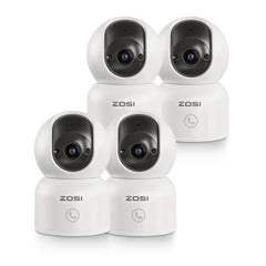 360° Smart Home Security Camera PTZ Auto Tracking Baby Monitor AI Panoramic HD Night Vision Indoor WiFi Surveillance Camera