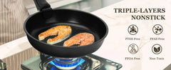 20 Pcs Pots and Pans Set Non Stick Detachable Cookware Sets Nonstick Non Toxic Induction RV Kitchen Cooking Set Dishwasher/Oven