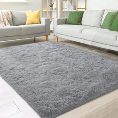 Shag Area Rug, 8' x 10' Soft Fluffy Area Rugs for Living Room Bedroom Kids Room Decor Carpet,