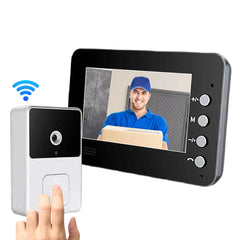 4.3 Inch IPS Screen Intelligent Video Intercom Doorbell 2 Way Audio 2.4G Wi-Fi Infrared Night Vision for Home Surveillance