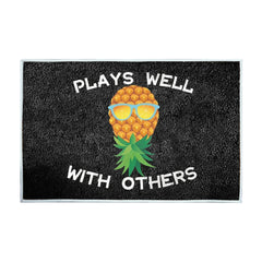 Cartoon Pineapple Pattern Entrance Doormat Comfortable Non-slip Bathroom Floor Mats Home Decor Kitchen Rugs Welcome Door Mat