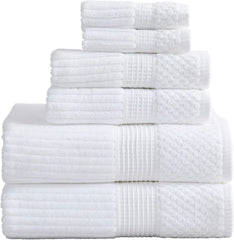 100% Cotton Bath Towel Set | 6 Piece Set | Absorbent & Quick-Dry Bath Towels