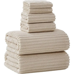 Extra Large Bath Towel Set of 6 (40"x80"),Oversized Bath Sheet Super Soft Highly Absorbent Microfibers Quick Dry Luxury
