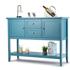 Buffet Sideboard, Wood Storage Cabinet, Console Table with Storage Shelf,2 Drawers and Cabinets, Living Room Kitchen Dining Room