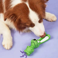 Puppy Fetch Interactive Play Toy Squeak Toys With High Flexibility Dog Chew Toys Puppy Teething Chew Toys For Boredom Relief