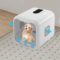 18.5" Pet Dryer Box Pet Grooming Hair Dryer Pet Force Dryer  Sterilization Adjustable Wind and Temperature Anti-false Touch Lock