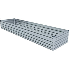 2 Pack 6x3x1FT Galvanized Raised Garden Beds Kit Outdoor Metal Gardening Planter Box For Vegetable Elevated Flower Herbs