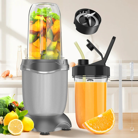 Personal Blender with Button,450W Professional Kitchen Blender for Smoothies and Shakes,Portable Smoothie Blender,Easy Cleaning&