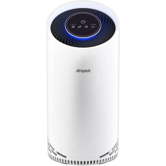 Air Purifiers for Home Large Room Up to 1375ft²,4-in-1True HEPA Air Purifier for Pets Hair Dander Pollen Smoke Cooking Pet Smell