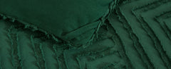 Andency California King Comforter Set Dark Emerald Green - 7 Pieces Bed in a Bag Cal King Beddding Comforter Sets, Tufted Lightw