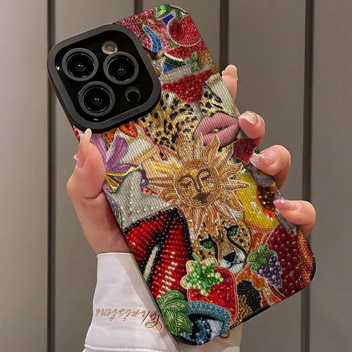Fashion Lid Pattern Phone Case, Shockproof Phone Protective Cover Compatible with IPhone 16 Pro Max 15 Pro 14Plus 13 12 11 X/XS