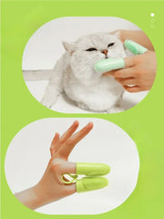 Super Soft Pet Dog Finger Toothbrush Teeth Cleaning Bad Breath Care Nontoxic Silicone Tooth Brush Tool Dog Cat Cleaning Supplies