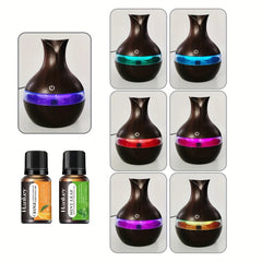 1pc Aroma Diffuser, Rattan Look Essential Oil Diffuser with Waterless Auto Shut-off Protection for Aromatherapy And Humidificati
