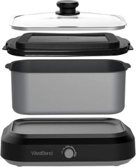 5-Quart and 6-Quart Slow Cookers with Griddle Base