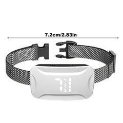 Bark Collar For Large Dog Anti Barking Training Collar IP67 Waterproof Rechargeable Anti Bark Collars With 7 Adjustable