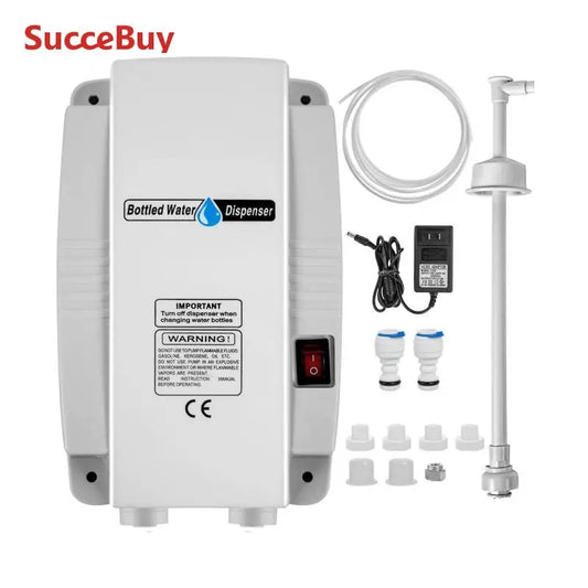 SucceBuy Bottled Water Dispenser Pump System 5 Gal Dispensing  Automatic Electric Water Dispenser Single Inlet Water Jug Pump