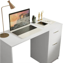 Compact Computer Desk Study Table for Small Spaces Home Office  Student Laptop PC Writing Desks with Storage and Drawer