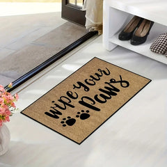 Wipe Your Paws Door Mat Non-slip Carpet Bedroom Entrance Doormats Home Decoration Washable Kitchen Bathroom Balcony Floor Rug