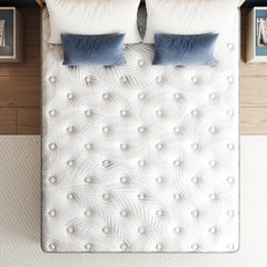 California King Mattress, 12 Inch Hybrid Gel Memory Foam Mattress with Pocket Springs, California King Size Mattress