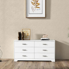 Dresser for Bedroom with 5/6 Drawers, Wooden Chest of Drawers, Storage Organizer Unit Dressers for Bedroom, Living Room,Hallway