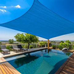 Sun Shade Sail 20'X30' Curved Edge Outdoor Shade Canopy Mocha Breathable 95% UV Block Shade Cloth for Patio Garden Backyard (We