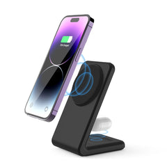 Magnetic Wireless Charger for MagSafe Dock Stand 15W Fast Charging for iPhone 15 14 13 12 Pro Max Mini Plus  for Samsung S24 S23