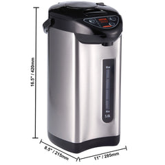 SucceBuy Hot Water Dispenser Adjustable 4 Temperatures Water Boiler and Warmer 304 Stainless Steel Countertop Water Heater 3-Way