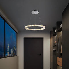 Modern Heart Crystal Chandelier Pendant Lighting Home Decor Led Ceiling Lamp Fixtures For Dining Room Lustres Hanging Lighting
