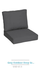 Canvas Teal Solid Outdoor Settee Swing Bench Cushion with Ties and Welt Durable Weather-Resistant Material Soft Comfortable