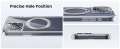 Magnetic Ring Case for iPhone 15 Pro/Pro Max Pro 360° Rotatable Phone Case Stand Compatible with Wireless Charging