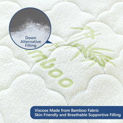 Toddler Travel Bed Cover, Kids Air Mattres Pad Sheet Viscose Made From Bamboo Mattr Protector Waterproof, Compatible With Hicca