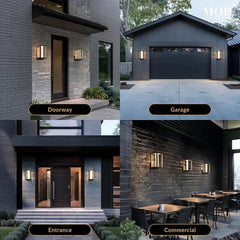 Modern Outdoor Wall Lights LED, Exterior Wall Sconce Lights, Stainless Steel Outdoor Light Fixture, Waterproof Lights,