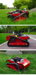 Free Shipping Mini RC Robot Lawn Mower 916Electric & Remote Control  & Petrol Dual Power Source Cutting Grass DIY Grade