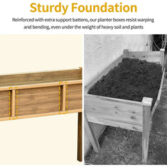 Ultym Raised Garden Bed Outdoor Elevated Planter Box Stand Garden Bed