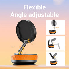 For Magsafe Magnetic Vacuum Car Phone Holder 360° Rotating Folding Intelligent Car Mount Mobile Phone Holder for Magsafe iPhone