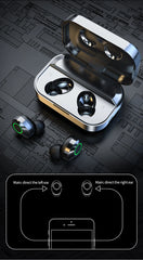 NES TWS Wireless Bluetooth Earphones Sport Stereo Headphones HiFi Music Earbuds With Built-in Microphone HD Call Gaming Headset